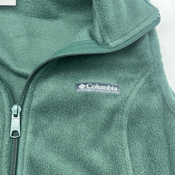 Columbia Dark Green Fleece Vest - Picture 4 of 4